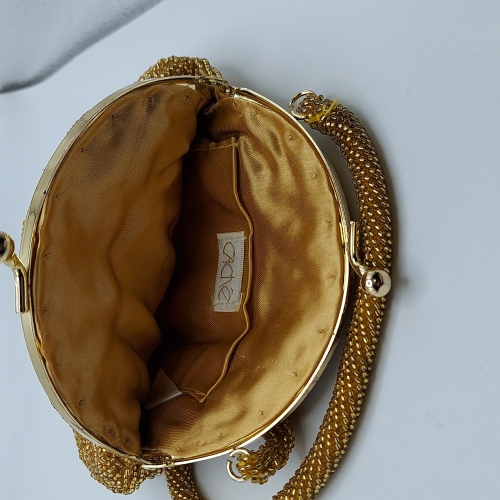 Cache Elegant Gold Beaded Women's Bag, See Photos for sz & wear. - Picture 5 of 13